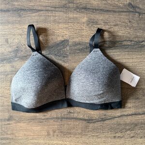Auden | 40D Gray Lightly Lined Wirefree bra | NWT
